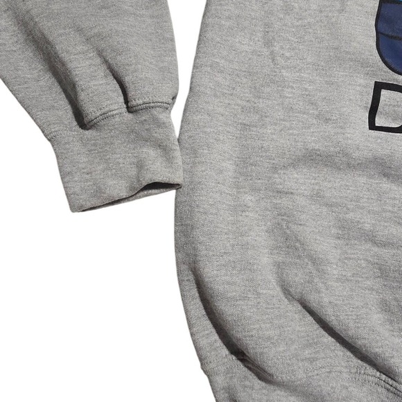 Pink Dolphin gray Sailboat Rainbow Graphic Crewneck Sweatshirt Rare Streetwear M - Picture 4 of 6